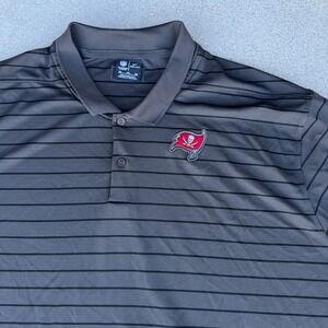 Tampa‎ Bay Buccaneers Size 3XL Nike NFL On Field Dri-Fit Polo Men Charcoal